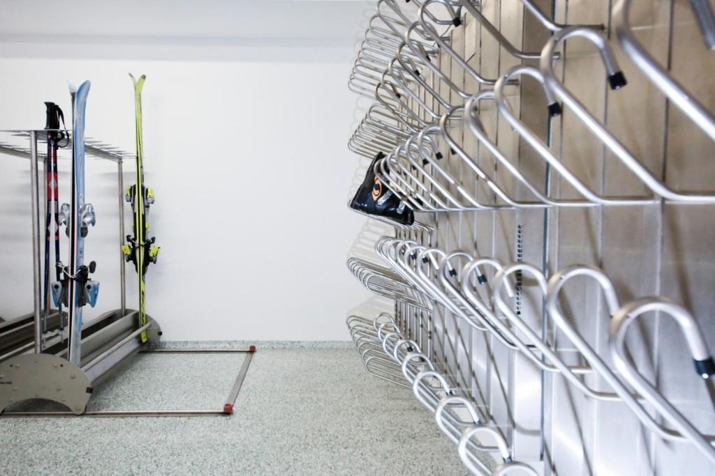 Fitness centrum a/nebo fitness zařízení v ubytování Aparthotel Hummerau
