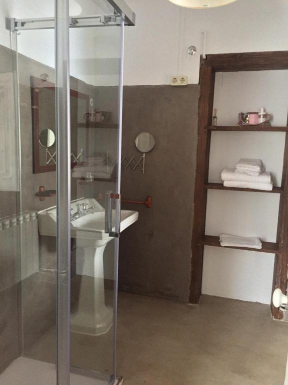 Koupelna v ubytování Casa Coll