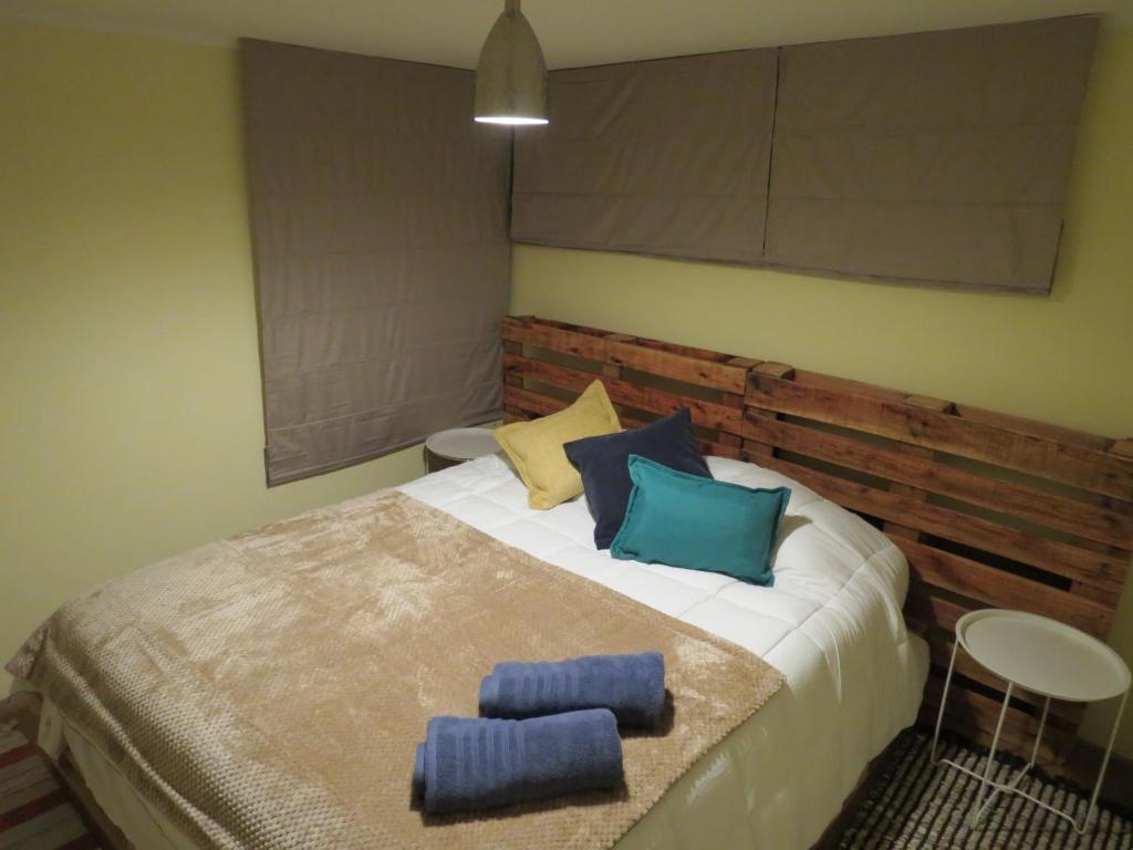 Postelja oz. postelje v sobi nastanitve Hostal Mi Paz