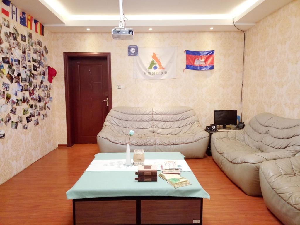 Posezení v ubytování 空中花园民宿 贵阳火车站店