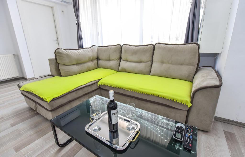 Posezení v ubytování Harmony Suites