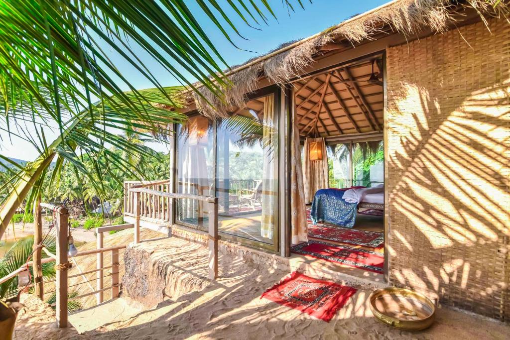 Zahrada ubytování Dwarka Beach Resort Goa