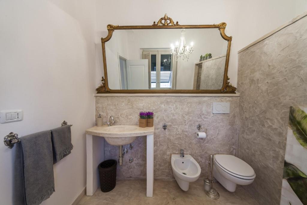 Koupelna v ubytování palazzinApulia
