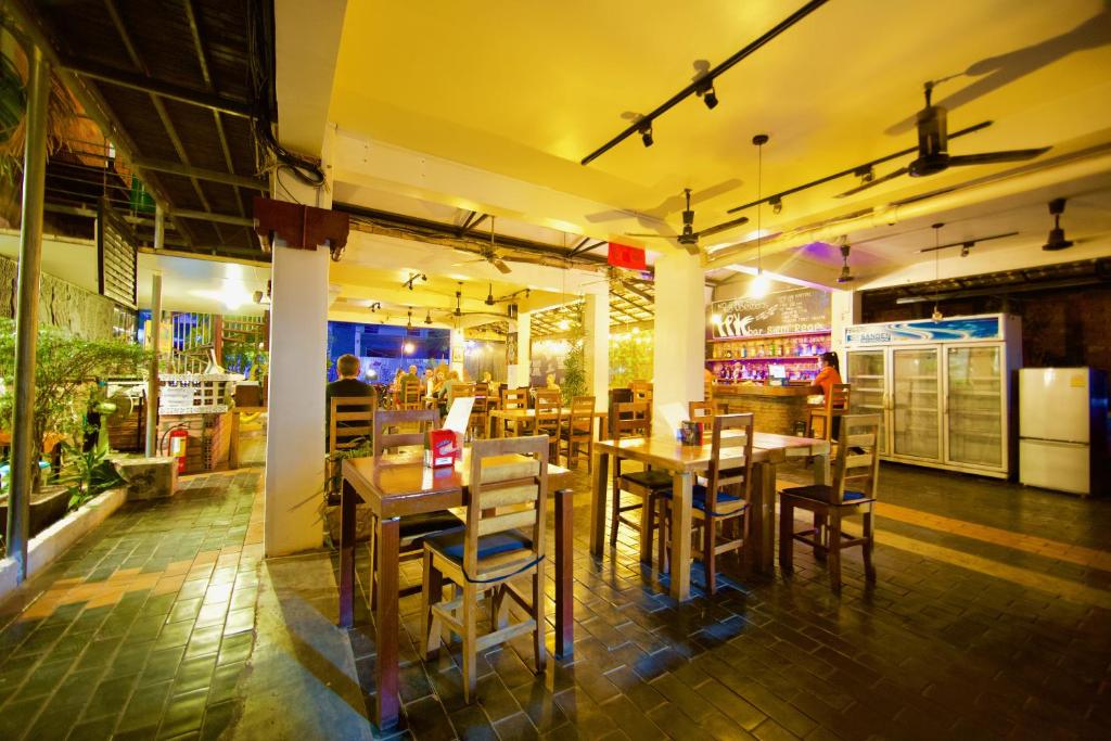 Restaurace v ubytování Naga Angkor Hostel