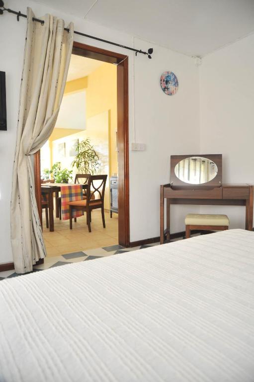Postel nebo postele na pokoji v ubytování koeuris apartment