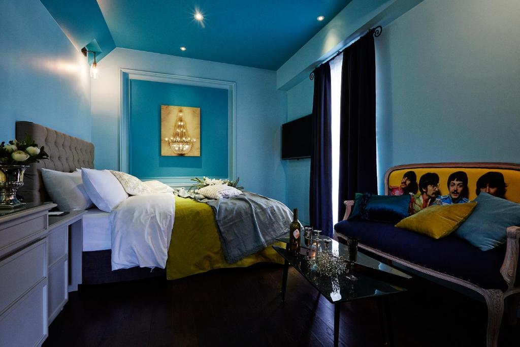 Postel nebo postele na pokoji v ubytování Roseto Hotel