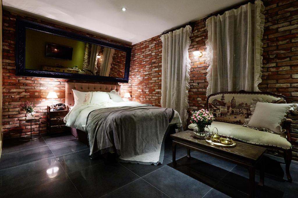 Postel nebo postele na pokoji v ubytování Roseto Hotel