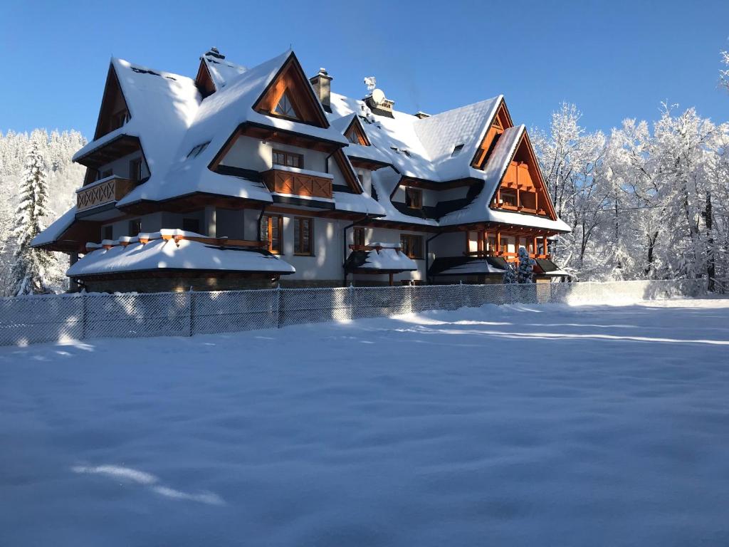 Villa Jesion in de winter