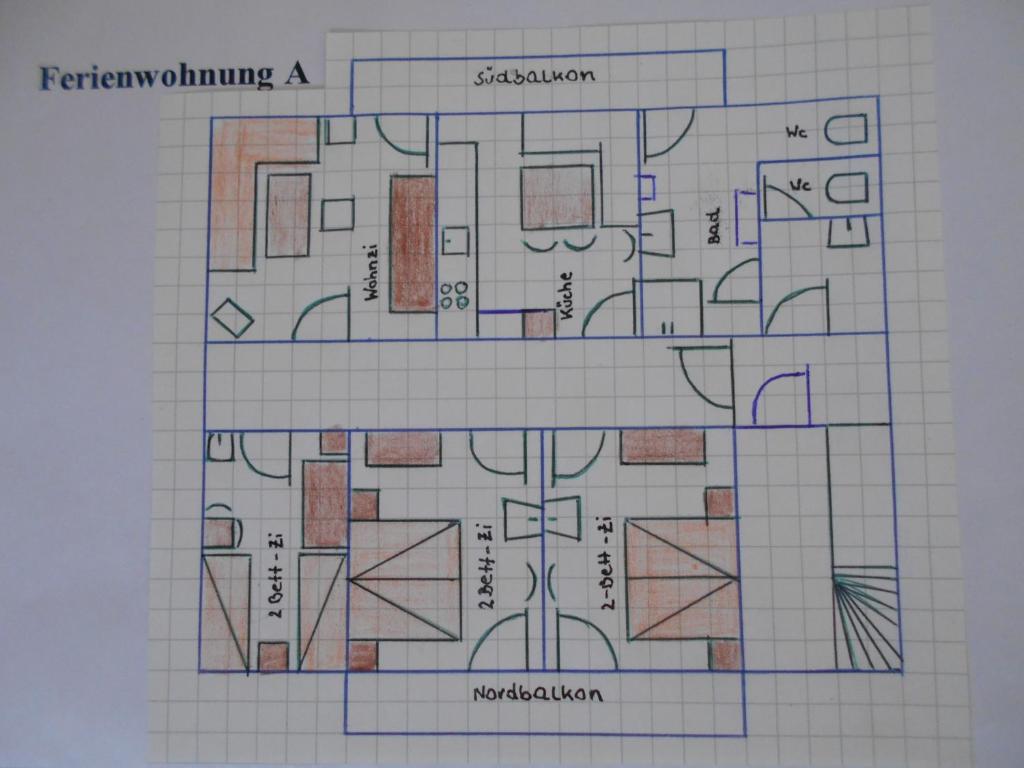 Půdorys ubytování Appartement "Haus Lisa" in Ramsau am Dachstein