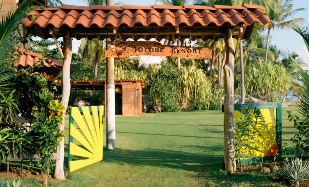 Zahrada ubytování Totobe Resort