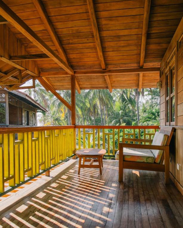 Balkón nebo terasa v ubytování Totobe Resort