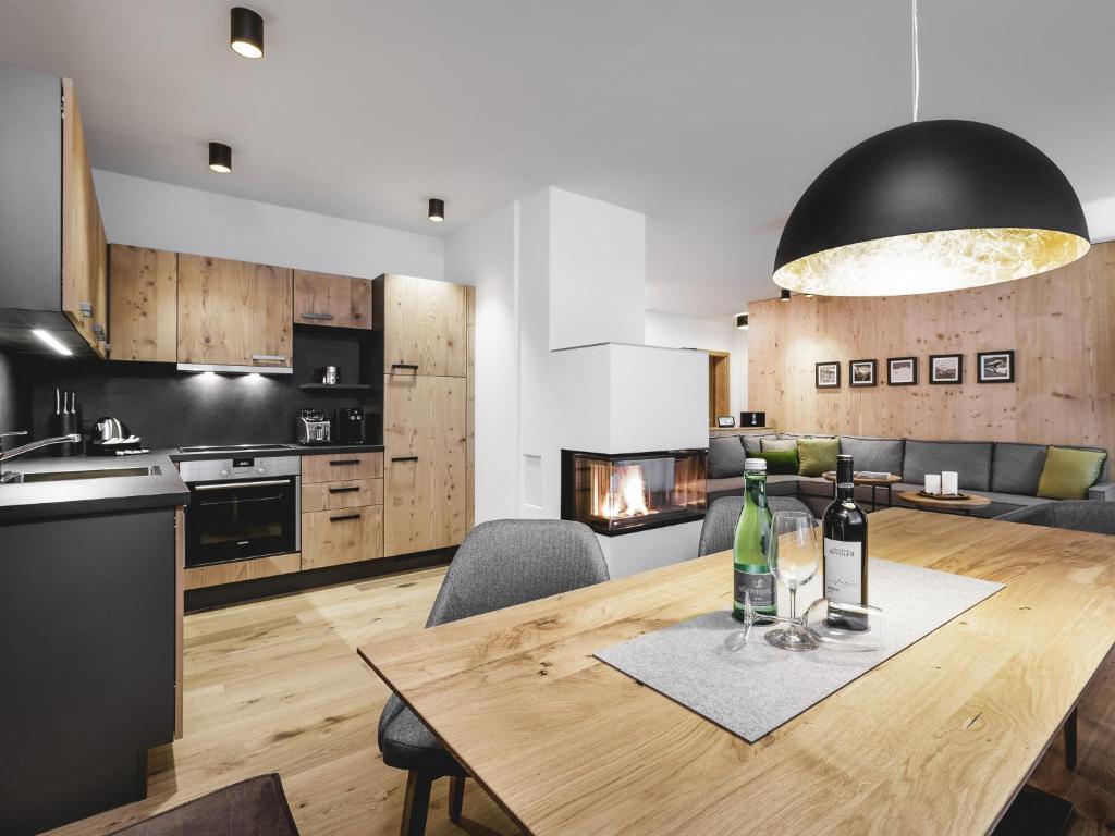 Kuchyňa alebo kuchynka v ubytovaní Valentin Design Apartments