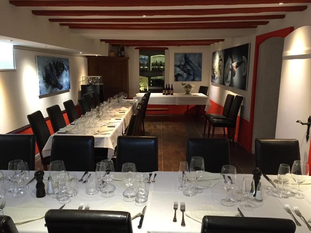 Restaurace v ubytování Hostellerie de Genève