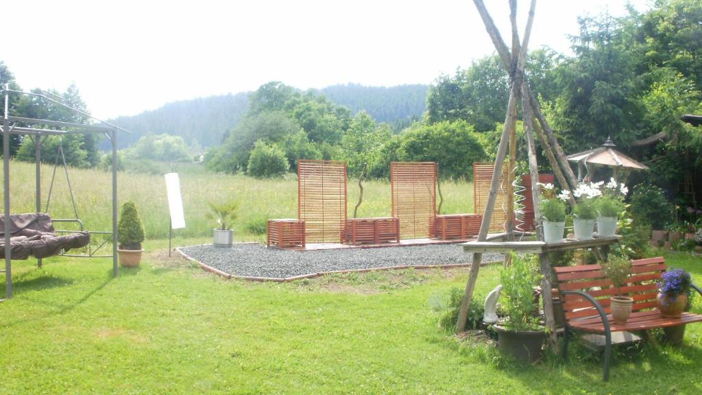 Zahrada ubytování Gästezimmer Im Haus Am Wald