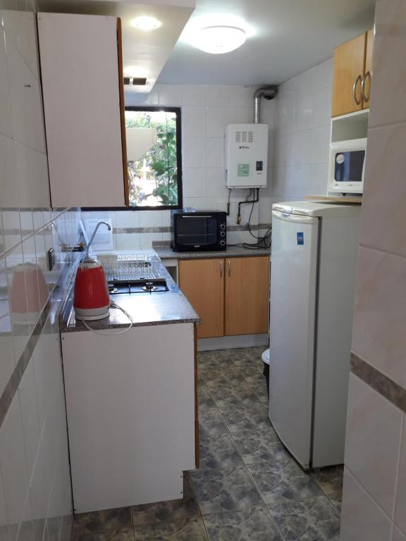 Kuchyň nebo kuchyňský kout v ubytování Maitencillo Habitamar