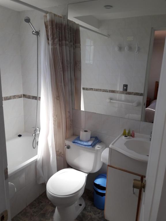 Koupelna v ubytování Maitencillo Habitamar
