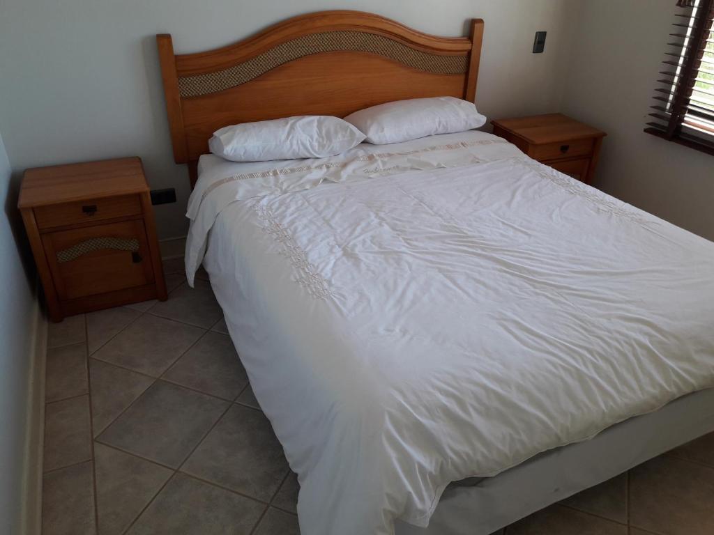 Postel nebo postele na pokoji v ubytování Maitencillo Habitamar