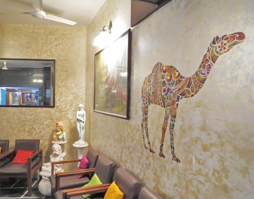 Posezení v ubytování Hotel Rangoli
