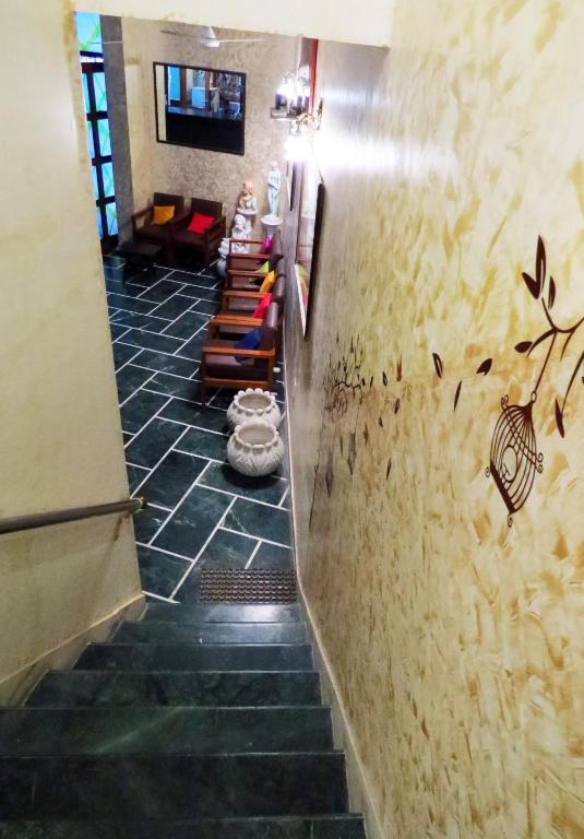 Posezení v ubytování Hotel Rangoli