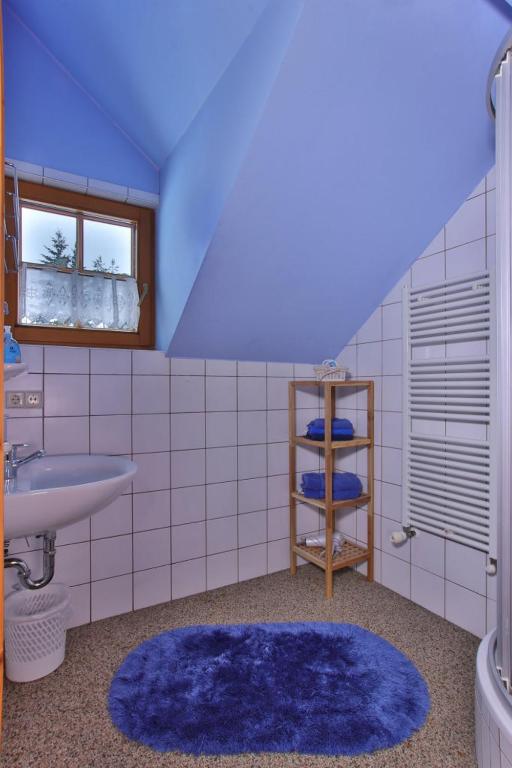 Koupelna v ubytování Gästehaus Berger