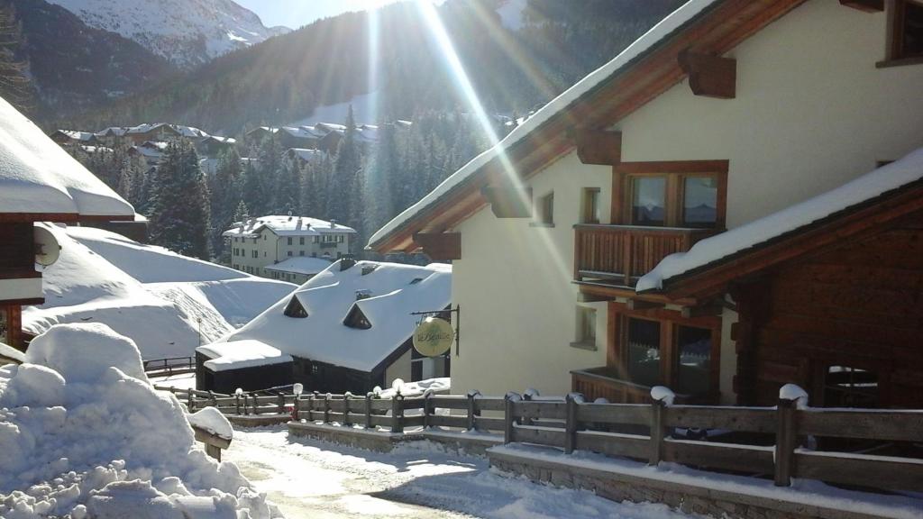 Chalet Le Betulle v zimě