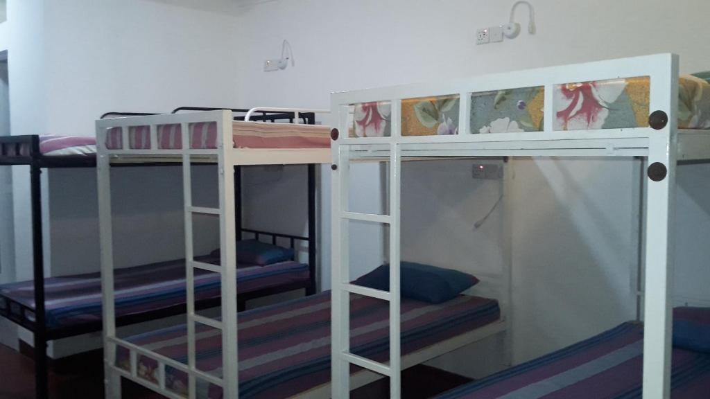 Palanda nebo palandy na pokoji v ubytování Colombo Downtown Monkey Backpackers Hostel