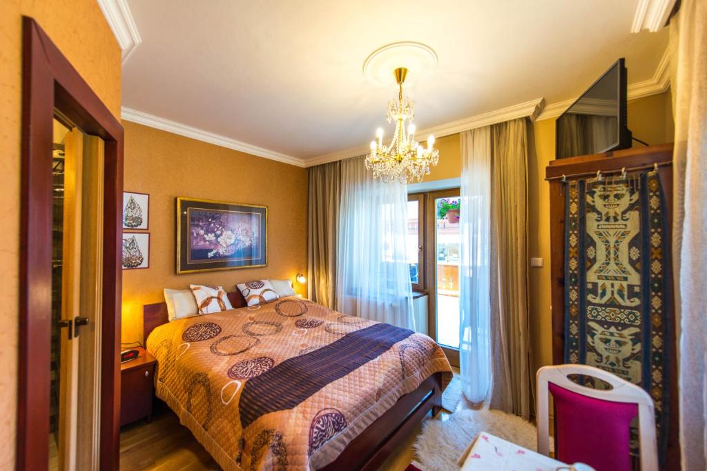 Posteľ alebo postele v izbe v ubytovaní Moroder Haus