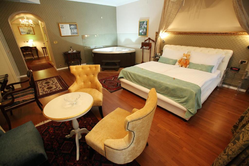 Voodi või voodid majutusasutuse Hotel Actum toas