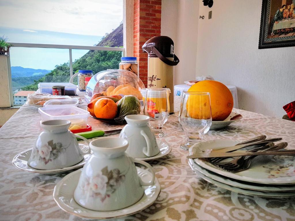Επιλογές πρωινού για τους επισκέπτες του Cobertura das Montanhas