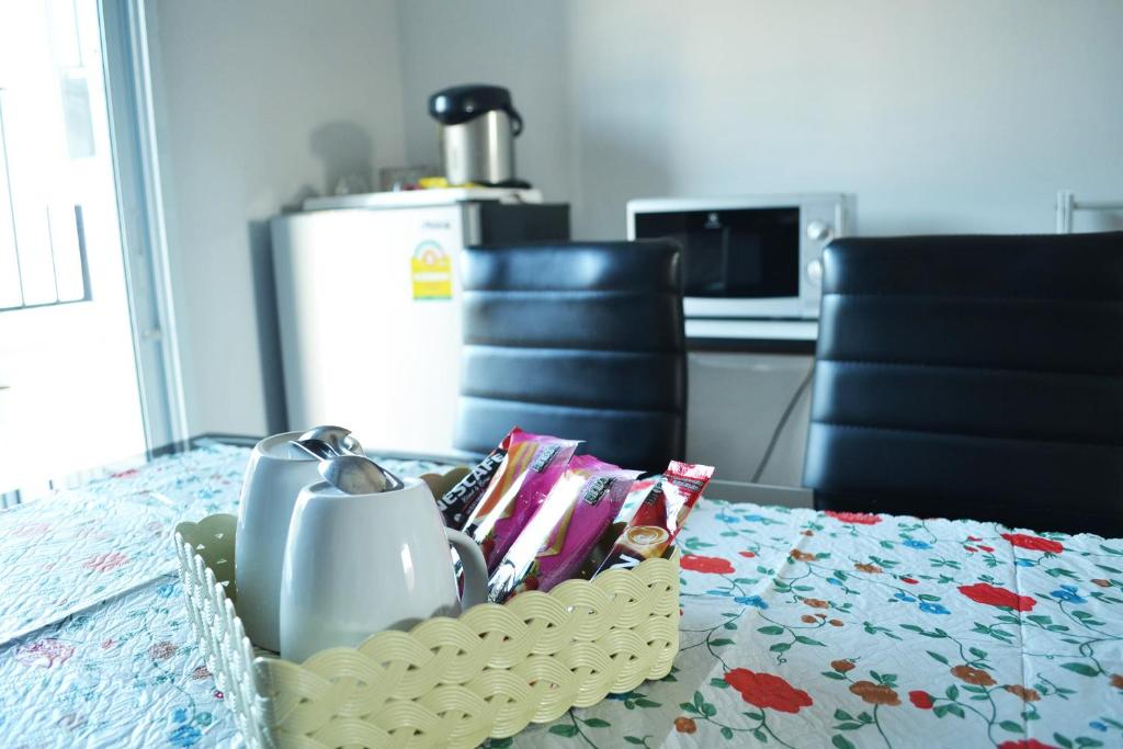 Posezení v ubytování Connect Apartment