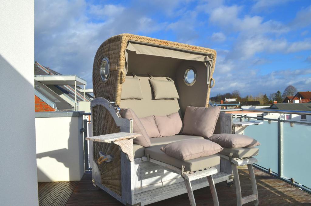 Fotografie z fotogalerie ubytování Penthouse "Meerzeit" Kellenhusen mit Strandkorb v destinaci Kellenhusen