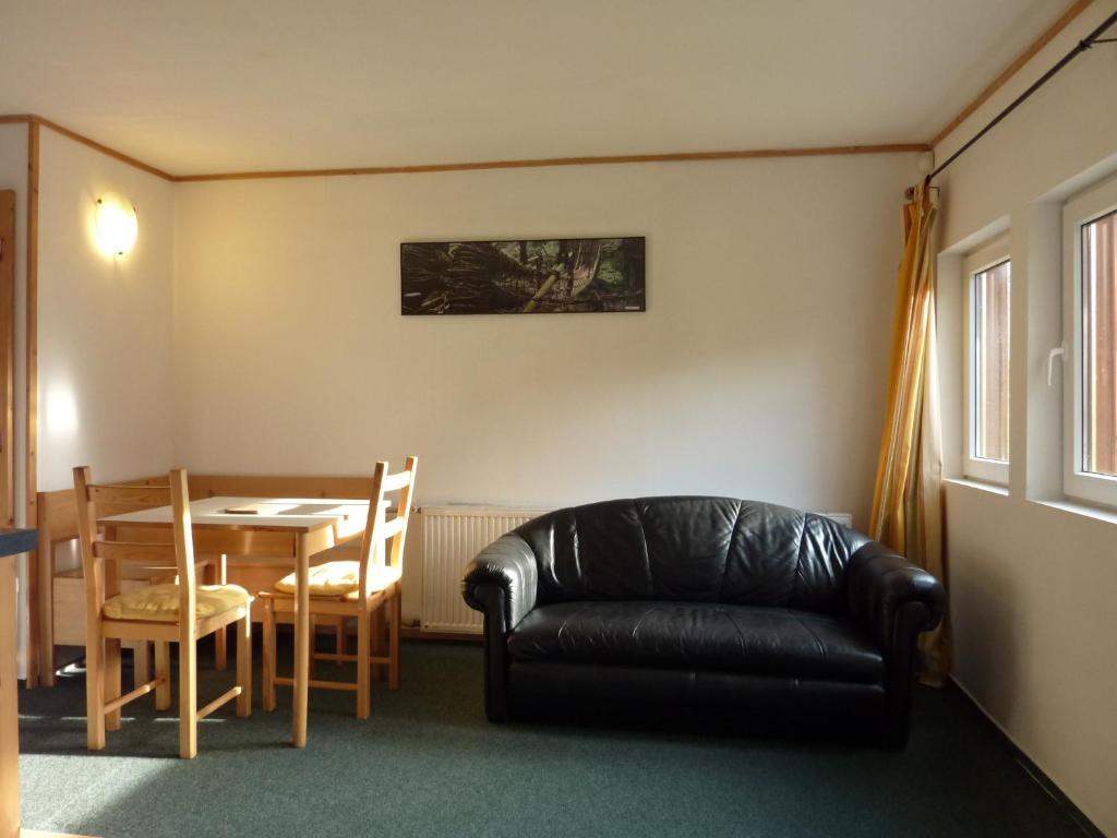 Posezení v ubytování A&B Bungalovy