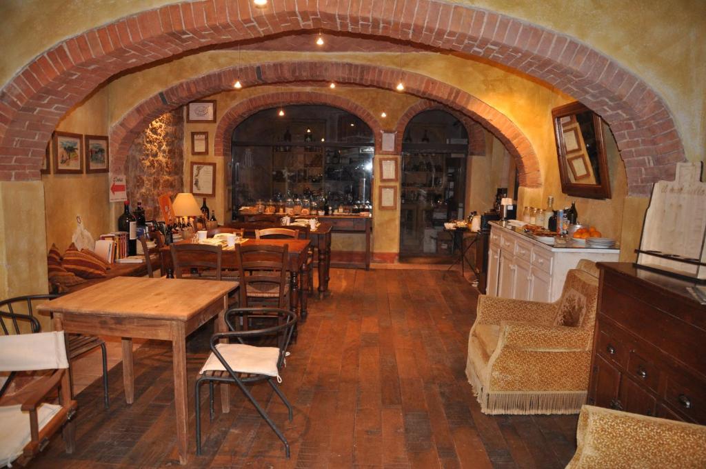 Posezení v ubytování B&B Il Molinello