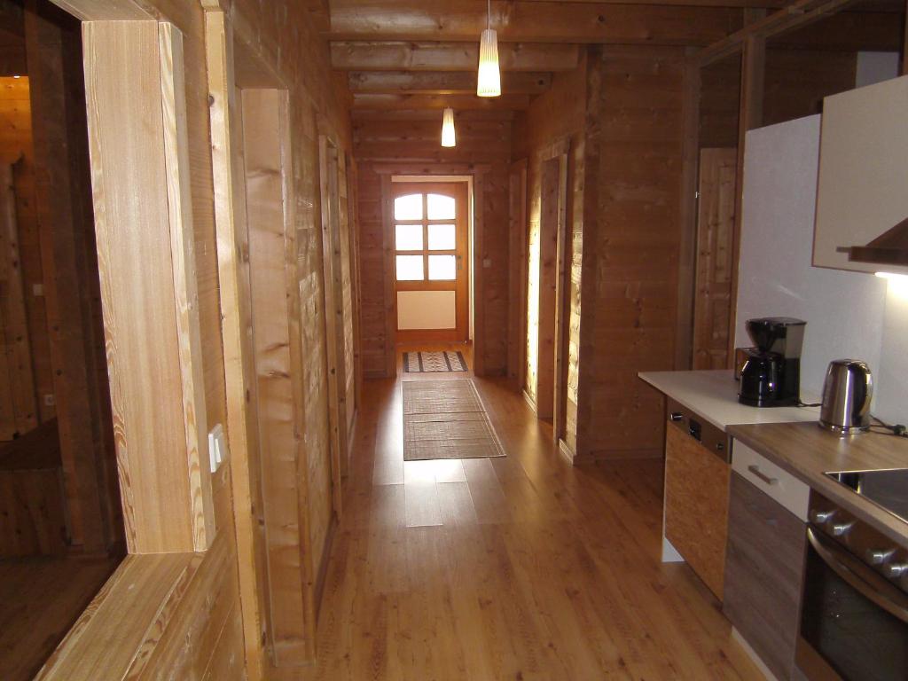 Kuchyňa alebo kuchynka v ubytovaní Blockhaus Familie Raidl