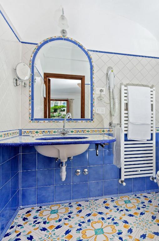 Koupelna v ubytování Hotel Vittoria