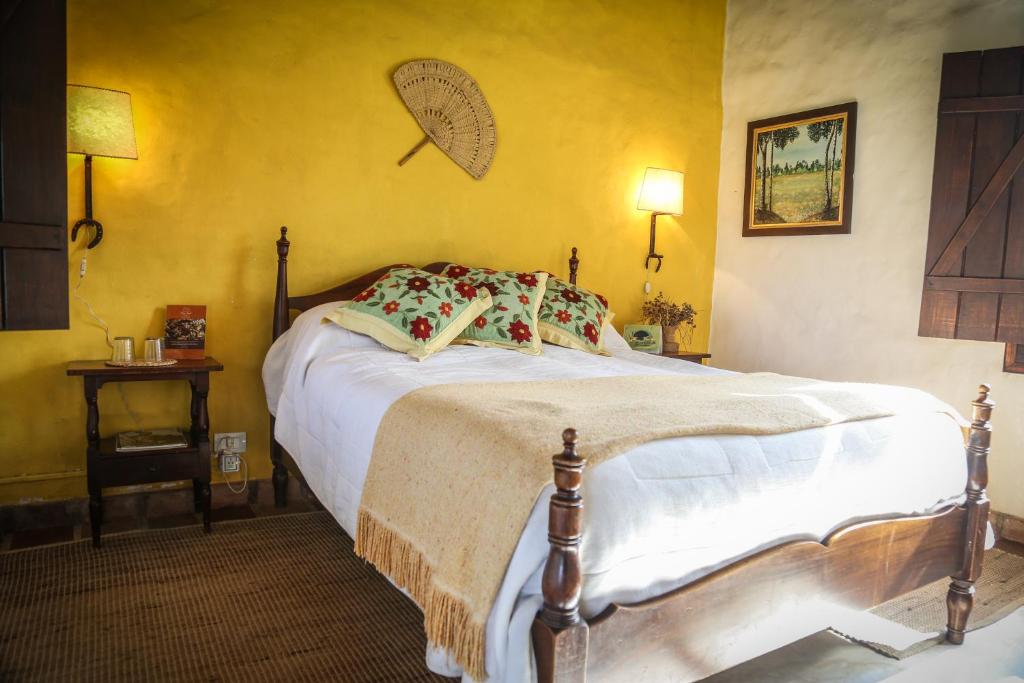 Postel nebo postele na pokoji v ubytování Aguapé Lodge