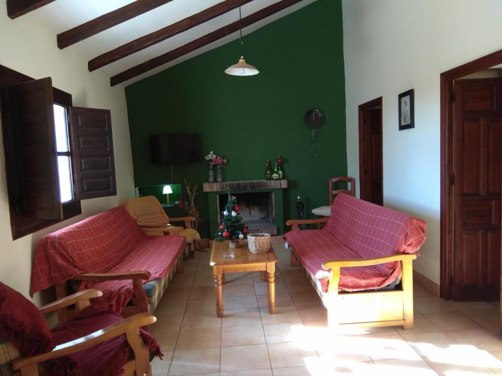 Posezení v ubytování Finca El Carrascal