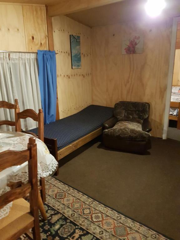 Postel nebo postele na pokoji v ubytování Cabañas Patricia Licanray