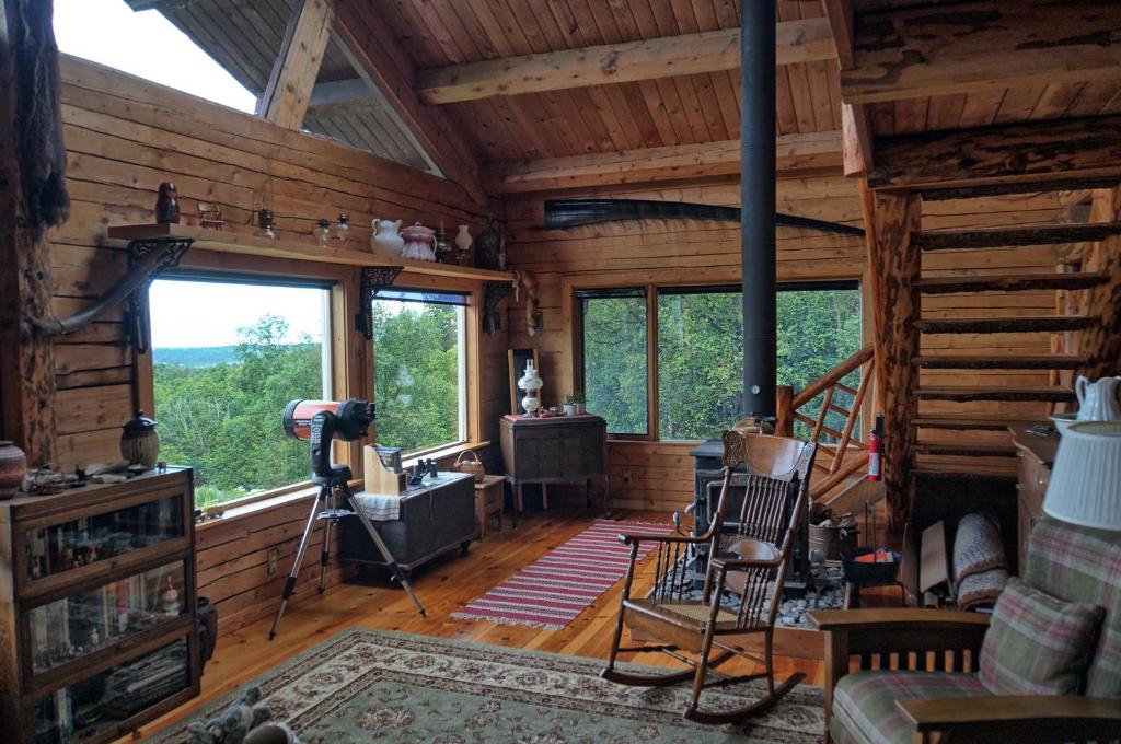 Posezení v ubytování Juneberry Lodge