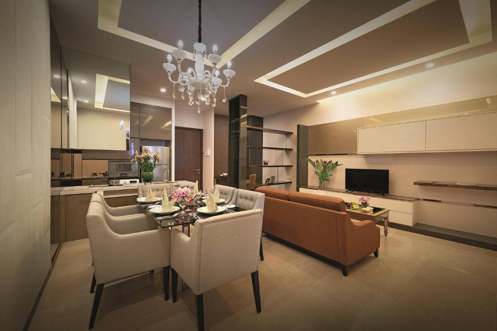 Dorsett Kuala Lumpur - Two-Bedroom Premier @ Dorsett Residences - 1 Queen + 2 Single