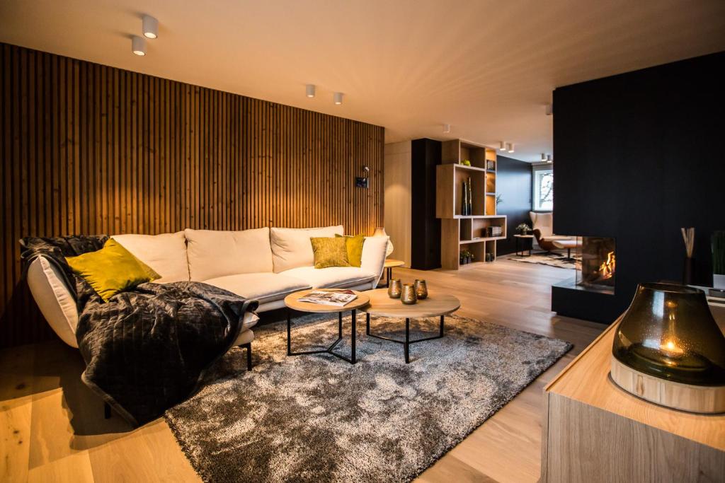 Posezení v ubytování Wellness Hasselt B&B