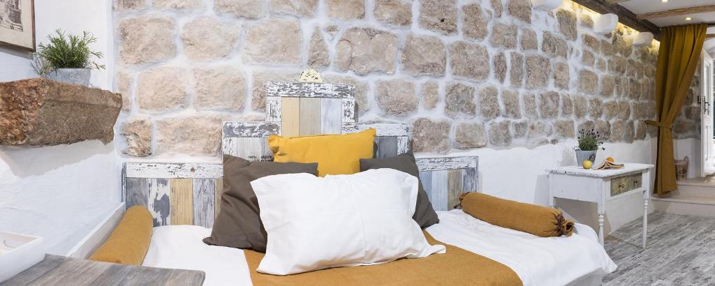 Een zitgedeelte bij Guesthouse Rustico