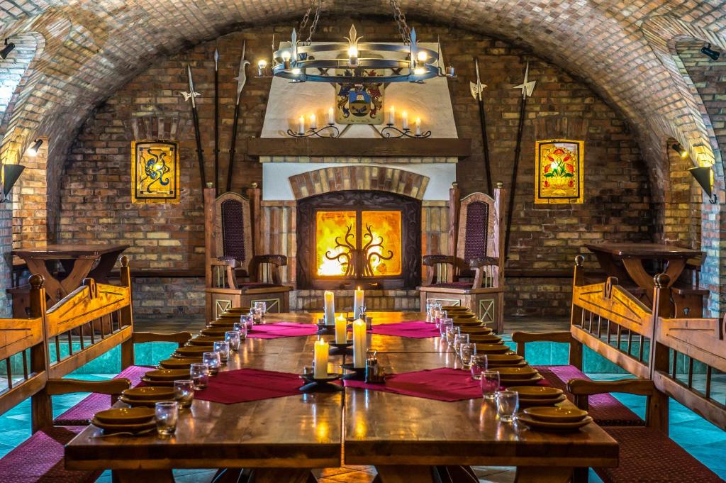 Posezení v ubytování Hotel Kapitany Wellness