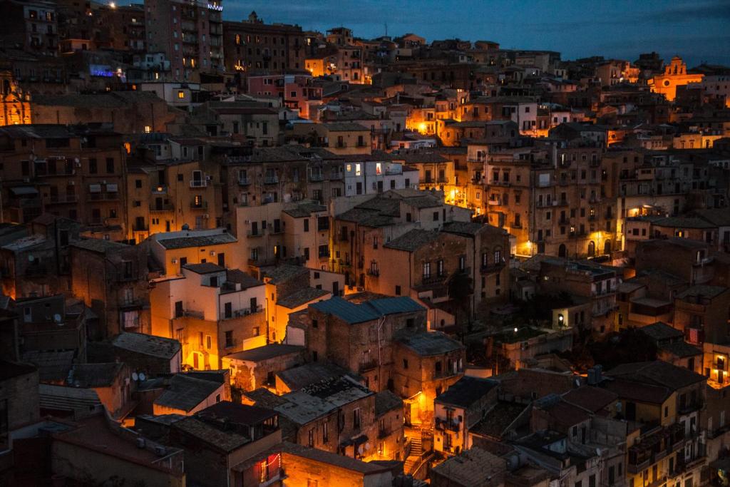 Nespecifikovaný výhled na destinaci Agrigento nebo výhled na město při pohledu z bed and breakfast