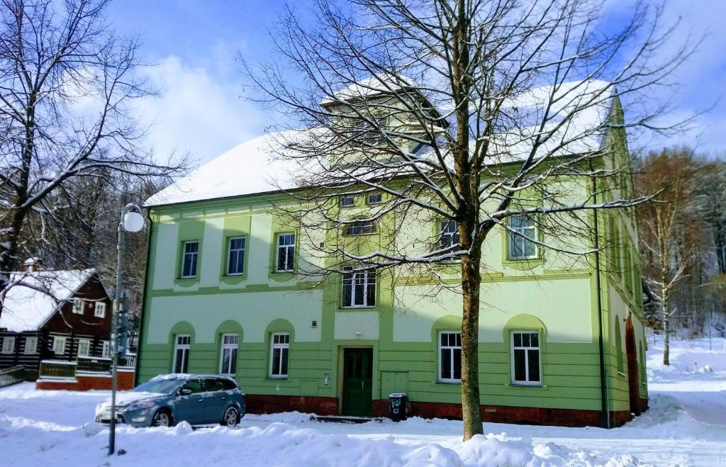 Apartmán Černý Důl v zimě