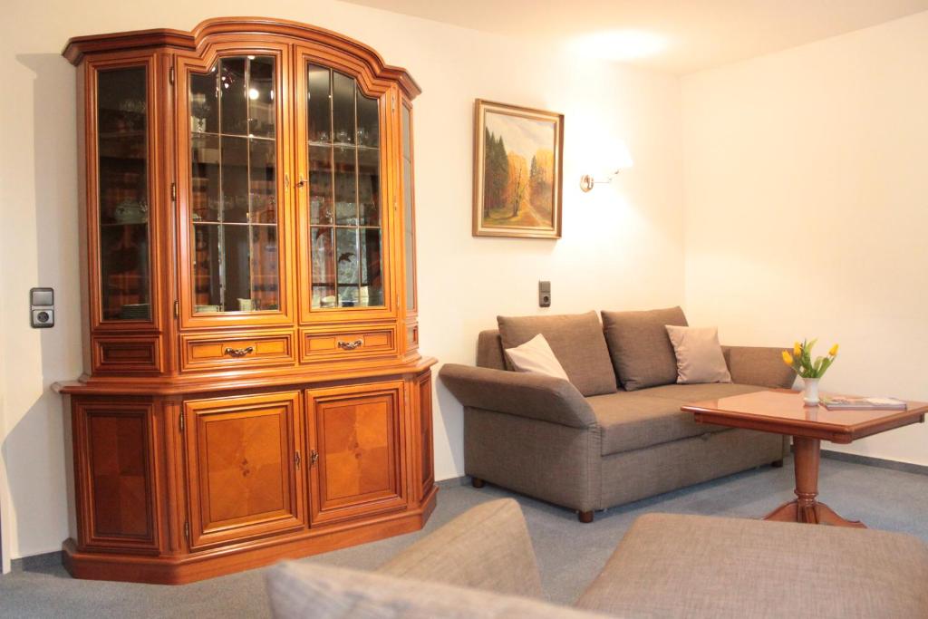 Posezení v ubytování Ferienwohnung Neumair