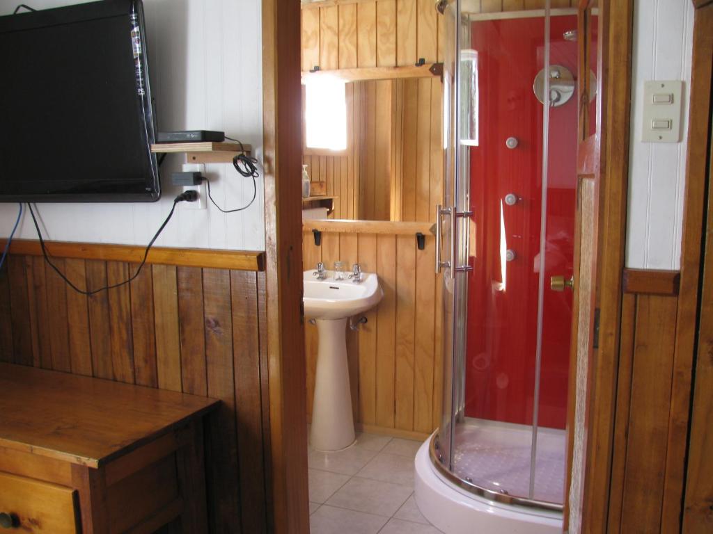 Koupelna v ubytování Hotel Mi Casa
