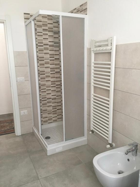 A bathroom at Casa Leo
