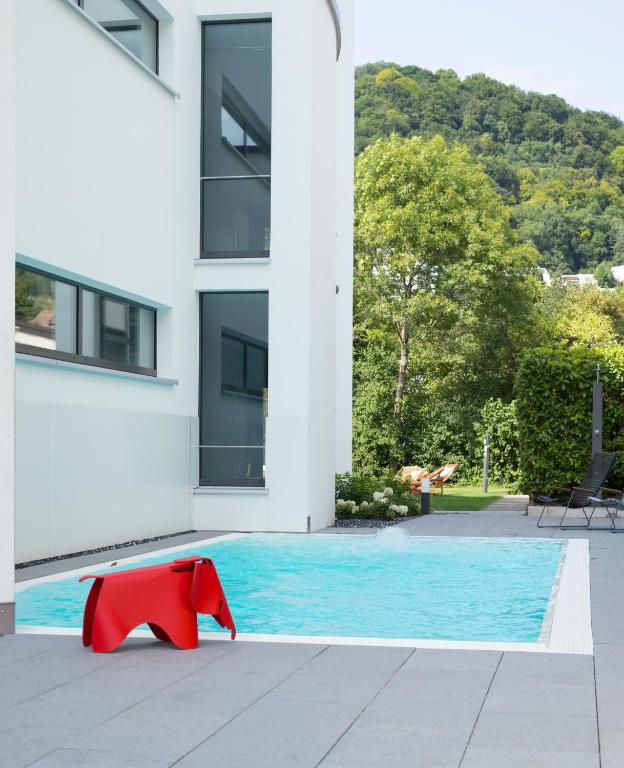 Bazén v ubytování Das Eckert - Lifestyle Design Hotel & Fine Dining bei Basel (Grenzach) nebo v jeho okolí