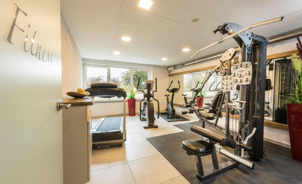 Fitness centrum a/nebo fitness zařízení v ubytování Hotel Monika